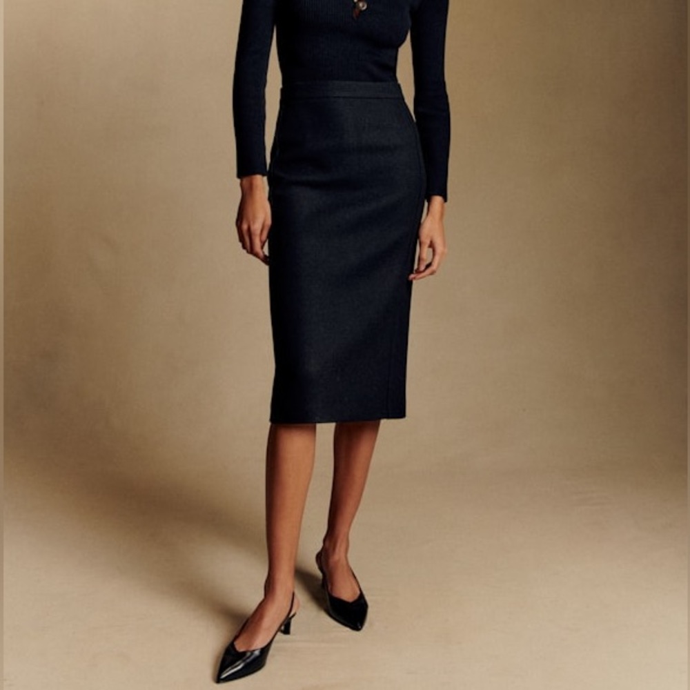 Sezane wool blend Magalia pencil skirt NWT - Picture 3 of 11